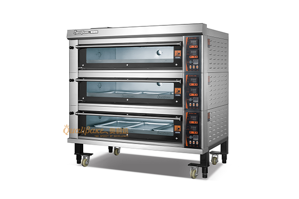 3 deck 9 trays electric deck oven